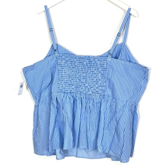 Old Navy Striped Smocked Babydoll Cami Swing Top - Picture 5 of 6